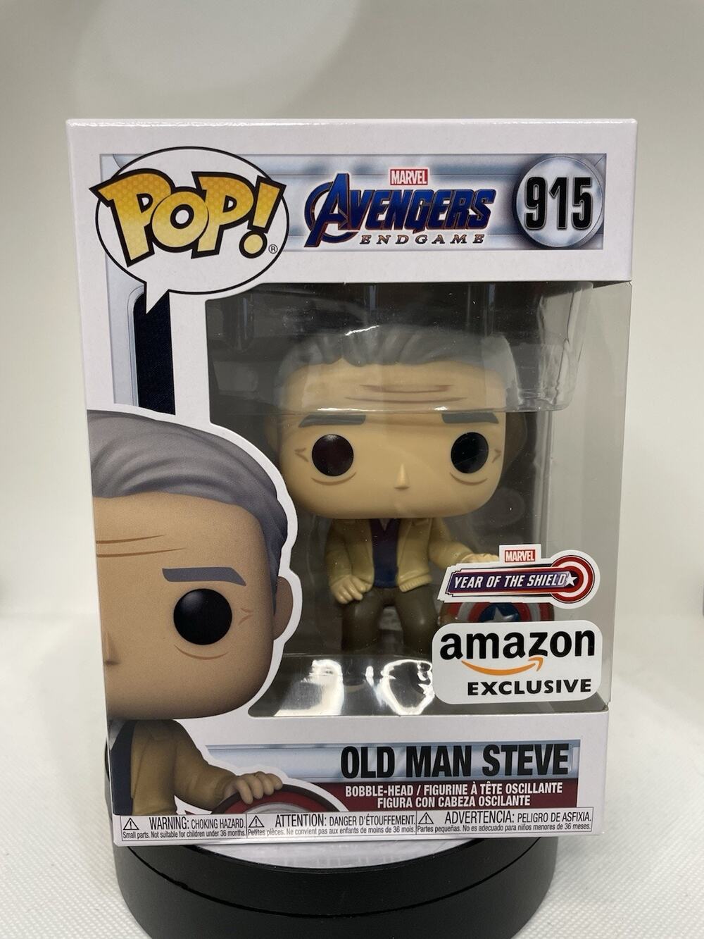 Funko Pop! Vinyl: Marvel - Old Man Steve - Amazon (Exclusive) #915 - Protector